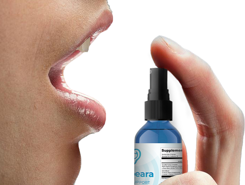 Woman Using Tinnitrol